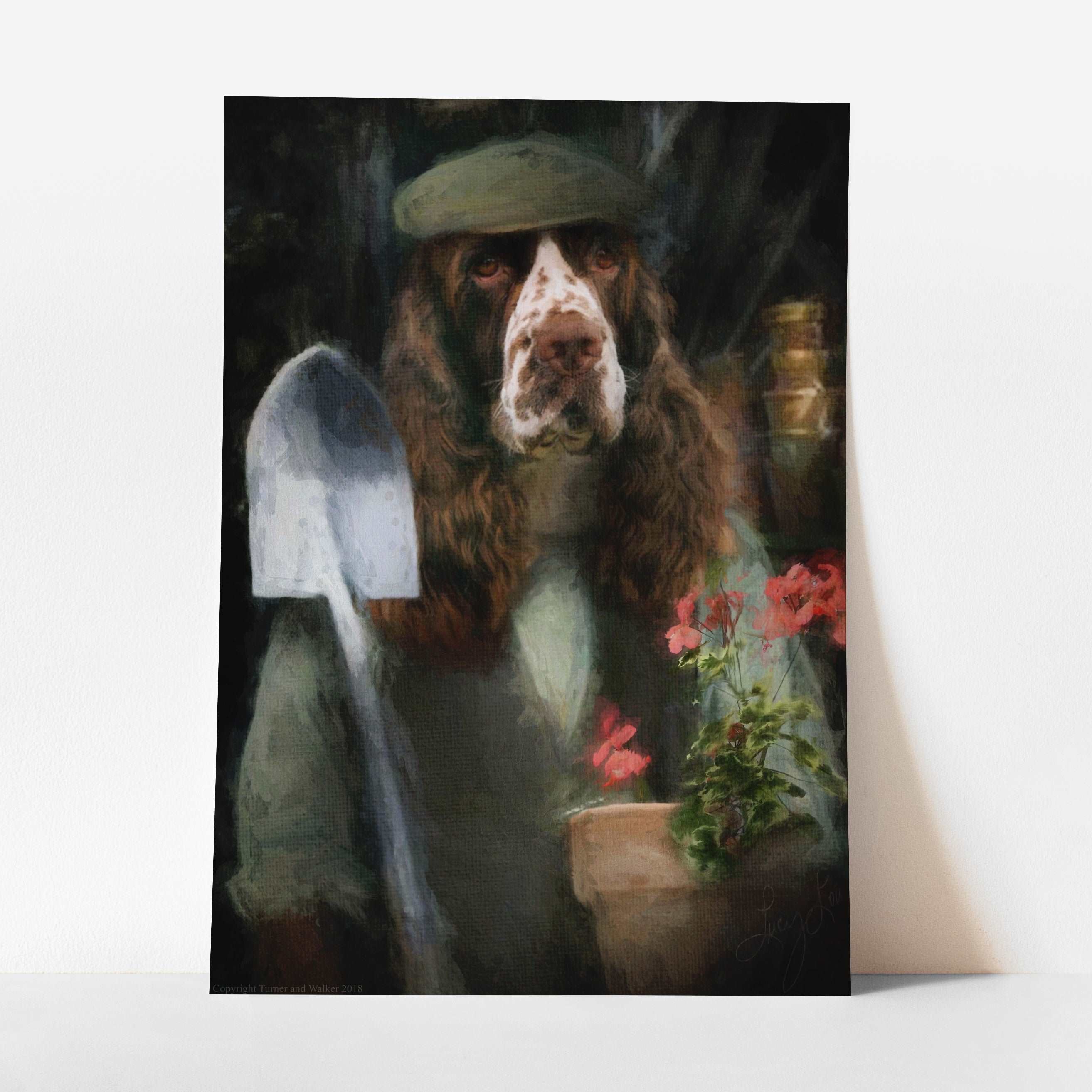 Hector - Custom Pet Portrait Art Print